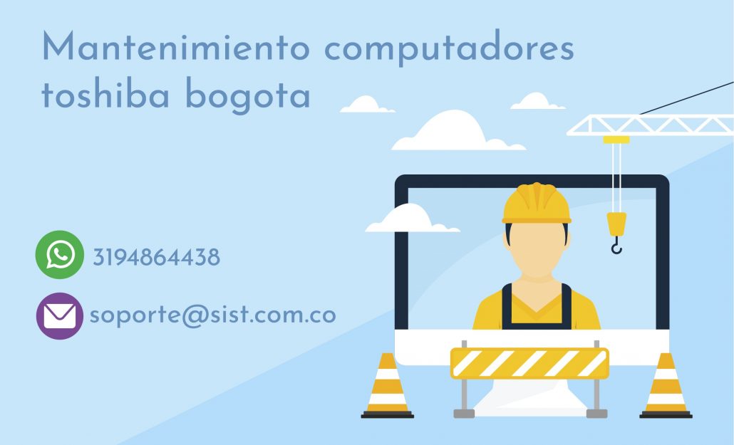 banner mantenimiento de computadores toshiba bogota